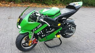 Fastest Pocketbike  PS 60 Mossi  Kawasaki Replica from Nitro Motors [upl. by Tartaglia]