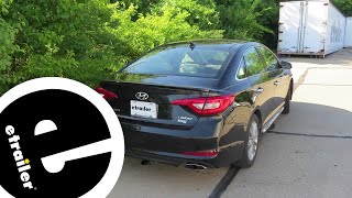 etrailer  Best 2015 Hyundai Sonata Trailer Hitch Options [upl. by Buote323]