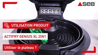 Comment utiliser le plateau de mon Actifry Seb Genius 2 en 1 [upl. by Ecnaiva]