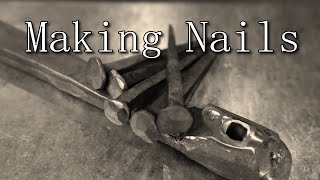 Hand forging Nails isnt as easy as it looks [upl. by Nuahsar824]