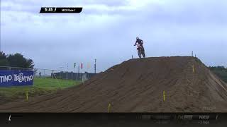 Watson vs Vialle  MX2 Race 1  MXGP of Lommel 2020 [upl. by Akanke]