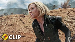 Black Widow amp Okoye vs Proxima Midnight  Avengers Infinity War 2018 IMAX Movie Clip HD 4K [upl. by Ellehcor]