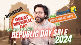 Amazon amp Flipkart Republic Day Sale 2024🔥 Amazon Great Republic Day Sale Date amp Bank Offer [upl. by Beeck]