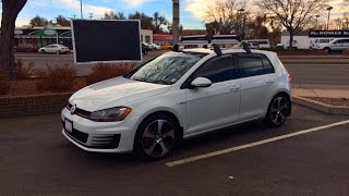 2015 Volkswagen GTI Autobahn Start Up Highlights and Review [upl. by Lareena535]