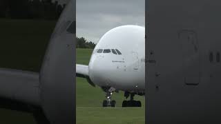 A380 Close up at Birmingham Airport [upl. by Abad]