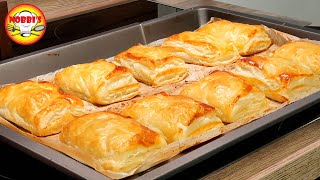 Russische Tschebureki  Teigtaschen mit Hackfleischfüllung [upl. by Deacon299]