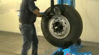 truck tyre changer procedure [upl. by Nnednarb]