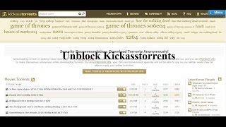 How to Unblock Kickass torrent AND Hide Ip Address [upl. by Deenya]