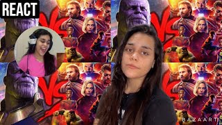 BNA react Rap do Vingadores vs Thanos 7mz [upl. by Etnomed]