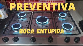 BOCA de FOGÃO ENTUPIDA nunca mais Preventiva poderosa [upl. by Balas]