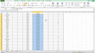 Excel  podstawy Sortowanie i filtrowanie danych [upl. by Dafodil]