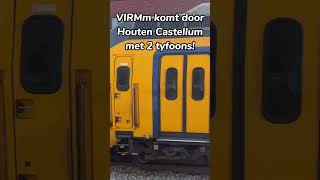 VIRMm komt door station Houten Castellum met 2 tyfoons [upl. by Assylem]