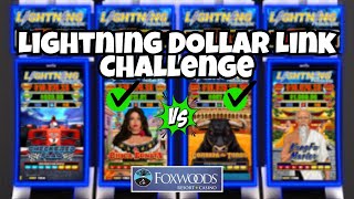 Lightning Dollar Link ✦CHALLENGE✦ Foxwoods Resort Casino [upl. by Nekial]