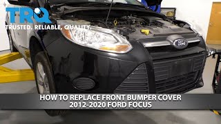 How to Replace Front Bumper Cover 20122020 Ford Focus [upl. by Aidin613]