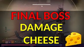 DAMAGE CHEESE FINAL BOSS  VESPERS HOST DUNGEON CORRUPTED PUPPETEER [upl. by Godber]