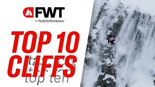 Top 10 Cliffs of the 2024 Freeride World Tour [upl. by Seiden]