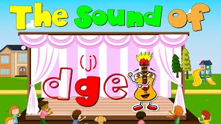 The Sound of dge  When dge sounds like j  Phonics Mix [upl. by Janela]