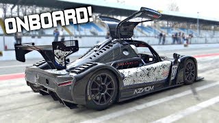 Radical RXC Turbo 500 StreetLegal Chasing Audi R8 GT3 at Monza  OnBoard Best Lap 15217 [upl. by Katherina]