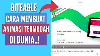 Biteable Tutorial  Cara membuat animasi termudah di Dunia 2019 [upl. by Petr]