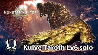 MHWorld  Kulve Taroth Lv6 solo Dual Blades  1137 [upl. by Irol]