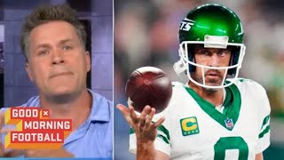 GMFB  Kyle Brandt breaks down Jets vs Patriots in Wk 3 Aaron Rodgers will torch Patriots defense [upl. by Karolyn]