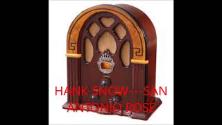 HANK SNOW SAN ANTONIO ROSE INSTRUMENTAL [upl. by Armington925]