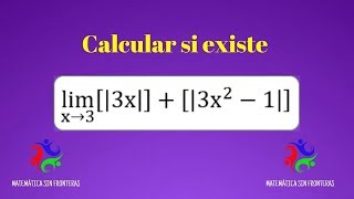 LIMITES LATERALES CON MAXIMO ENTERO [upl. by Orlov]