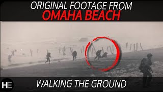 ORIGINAL FOOTAGE  Omaha Beach Assault Wave  WN60 and the German Defenders  Normandy WW2 [upl. by Glyn]