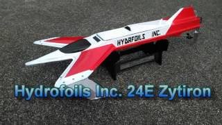 Hydrofoils Inc 24E Zytiron RC水中翼船 [upl. by Ailati]