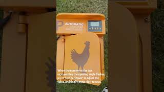 Set the Perfect Door Angle 🐔 Proshine Coop Door Guide [upl. by Aseek]