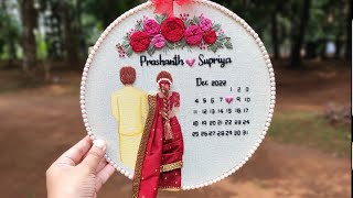 South Indian Wedding Calendar Hoops ❤️ Gossamer [upl. by Ahsemat783]