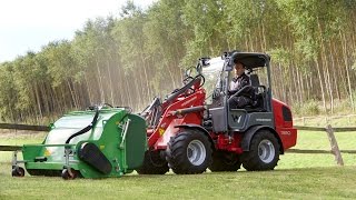 Weidemann – Hoftrac® 1380 Einsatz mit Schlegelmäher [upl. by Cloots724]