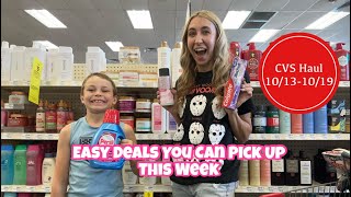 CVS HAUL 10131019 EASY DEALS YOU CAN PICK UP THIS WEEK [upl. by Fielding]