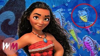 Top 10 Hidden Easter Eggs in Moana You Missed [upl. by Naquin]