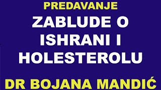 ZABLUDE o ishrani i holesterolu dr Bojana Mandić Žitište 2022 [upl. by Hausner]