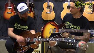 1967 Gibson ES 335 vs 1958 Gibson ES 335 Showdown  GuitarPoint Maintal  Vintage Guitars [upl. by Eiloj]