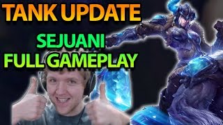 NEW REWORKED SEJUANI JUNGLE GAMEPLAY SHES SO MUCH BETTER  PBE League of Legends Commentary [upl. by Stevena]