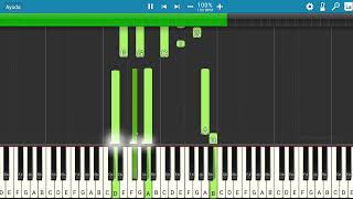 Amén  Decir Adiós  Piano Tutorial  Midi [upl. by Enilauqcaj]