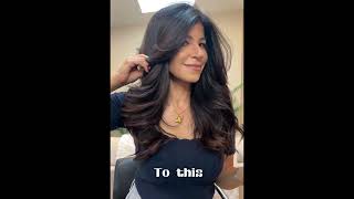 Hair Tutorial Bouncy blowdry using a Steampod [upl. by Alleuqcaj863]