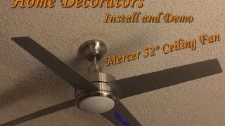 Fitting a ceiling fan on to a sloping ceiling [upl. by Nettie]