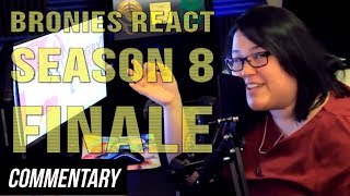 Blind Commentary Bronies React Season 8 Finale [upl. by Anialram932]