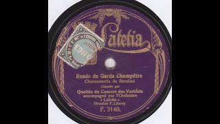 Quoitin quot La Ronde du Garde Champêtre quot 1911 [upl. by Phila177]