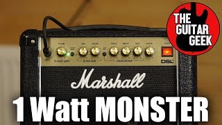 Marshall DSL1 Combo Amp Review  Mini and Mighty or Tiny and Terrible [upl. by Orfurd596]