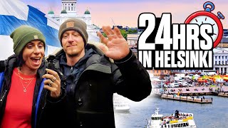 24 Hours in Helsinki  4K Travel Vlog [upl. by Anma]