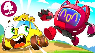 Wrong Robot Helper VS Baby Cars 🤖 Baby Cars Funny Stories [upl. by Yrekcaz]