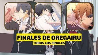 TODOS LOS DIFERENTES FINALES DE OREGAIRU [upl. by Hoseia866]