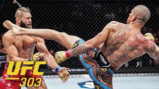 Alex Pereira KNOCKS OUT Jiri Prochazka at UFC 303 😳  ESPN MMA [upl. by Adair]