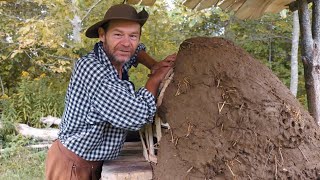 How To Build a HUMONGOUS Earthen Oven  Townsends Homestead [upl. by Edgell325]