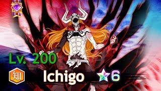 Ichigo 6★ Lv 200 MindOrange Gameplay Bleach Brave Souls [upl. by Bambi]