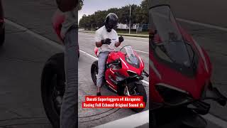 Akrapovic Racing Full Exhaust  Ducati Superleggera V4  Original Sound  15 cr SuperBike  Dream [upl. by Flodur306]